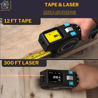 3-in-1 MeasureSmart™ PRO Laser Tape Measure