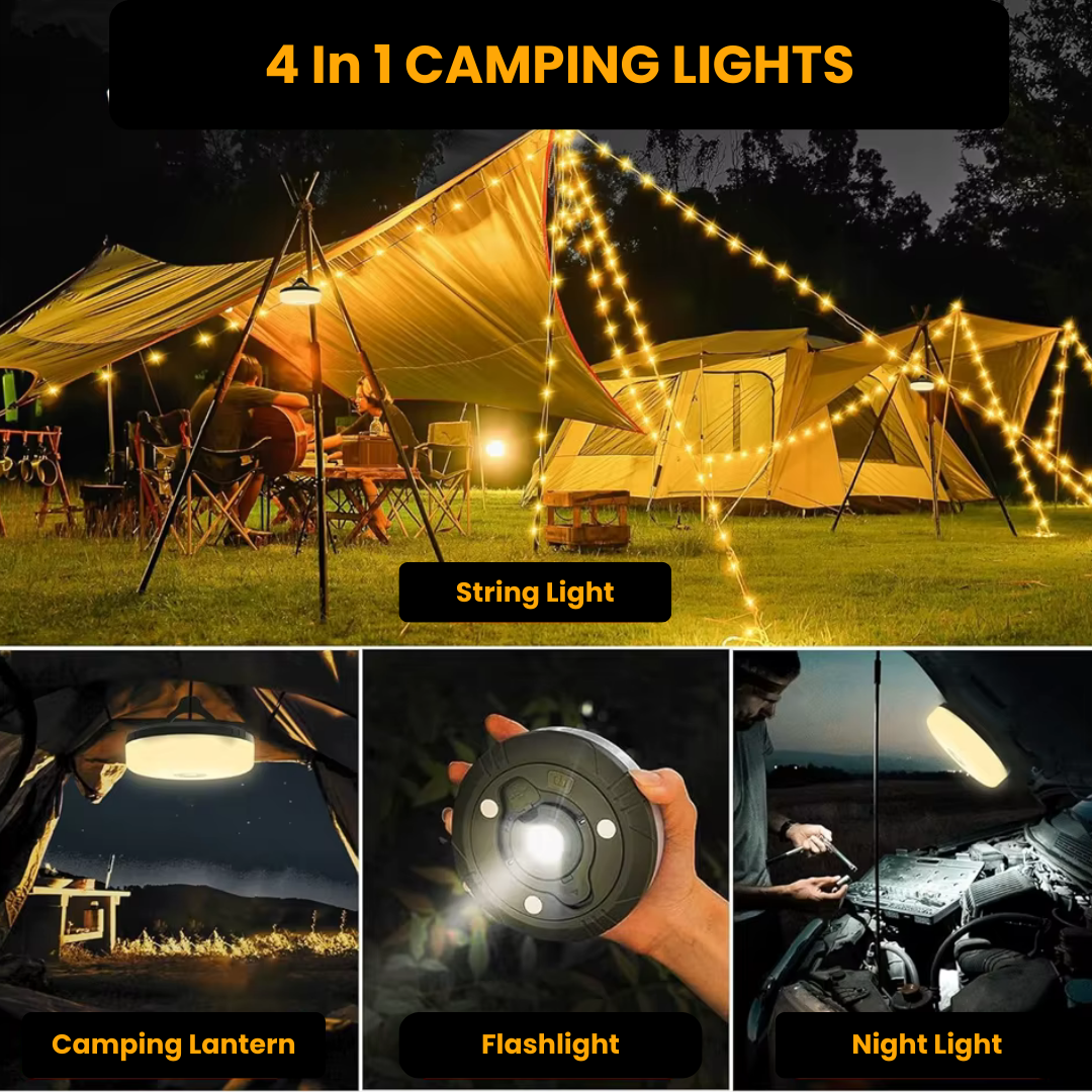 SmartGlow 4-in-1 Camping Lights