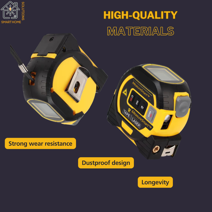 3-in-1 MeasureSmart™ Laser Tape Measure Rangefinder